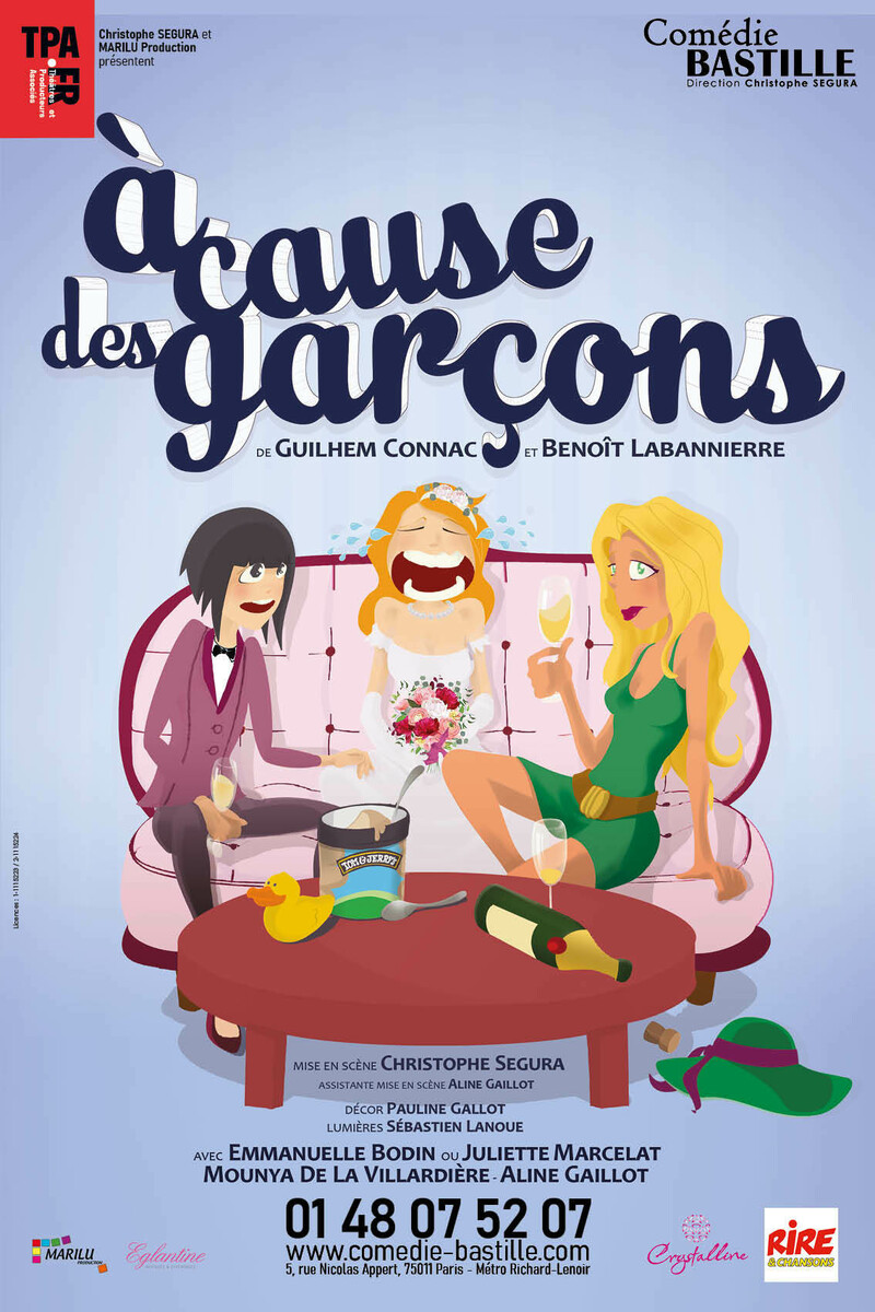 Affiche À cause des garçons