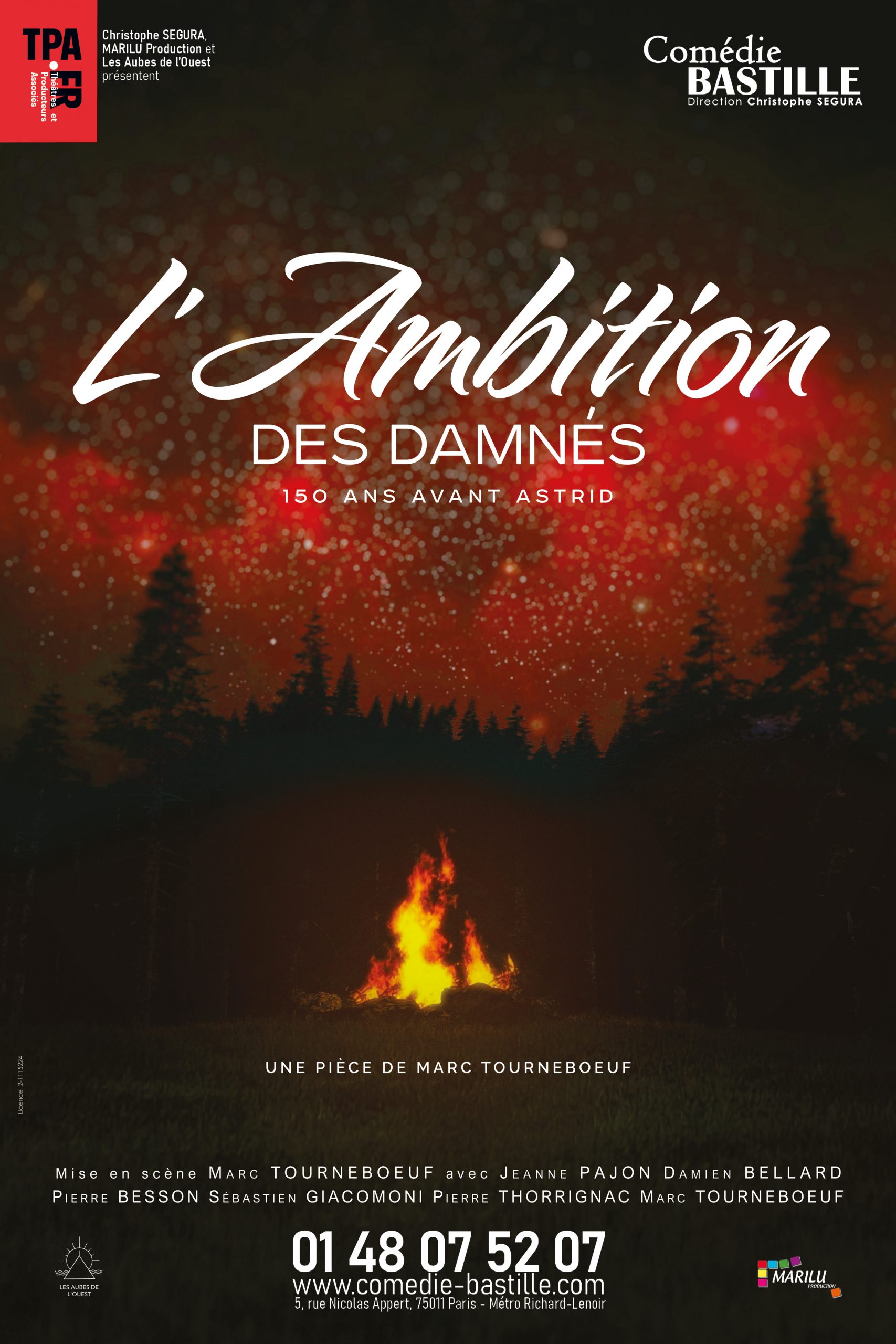 Affiche "L'ambition des damnés"
